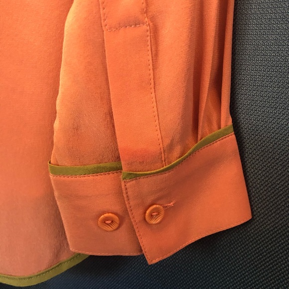 M by Marcus collared silk button down - Picture 5 of 6